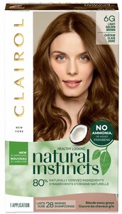 Clairol Natural Instincts Demi-Permanent Hair Color [6G ...