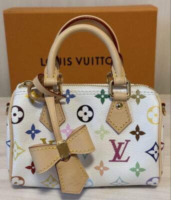 Louis Vuitton x Takashi Murakami Nano Speedy M13391 Genuine Louis Vuitton x Takashi Murakami Nano Speedy M13391 Genuine