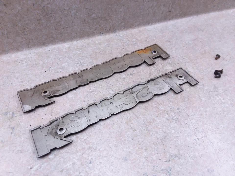 Par emblema tanque combustible gasolina Kawasaki 550 GPZ KZ KZ550-D GP-Z GPz550 1981 ANX-C49 Foto 4 de 4