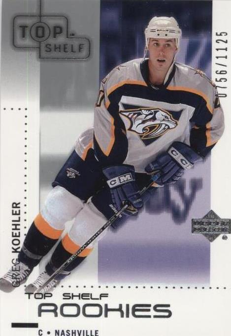 2002-03 Upper Deck Top Shelf - Greg Koehler #116 - 1 of 1