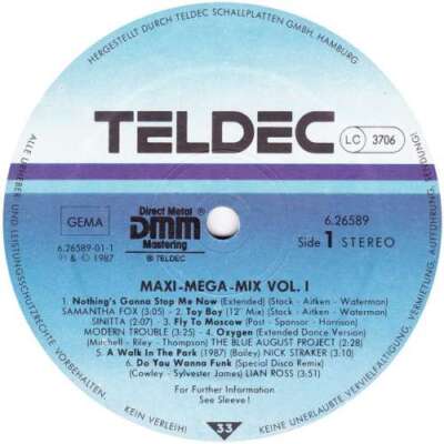 Various Maxi Mega Mix Vol. I LP Comp Mixed Vinyl Schallplatte 091