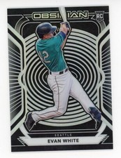 2021 Panini Chronicles - Obsidian #53 Evan White (RC)