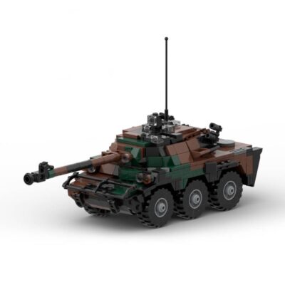 AMX-10RC Wheeled Scout Vehicle 634 Pieces MOC-110138 Building Blocks Toys Set