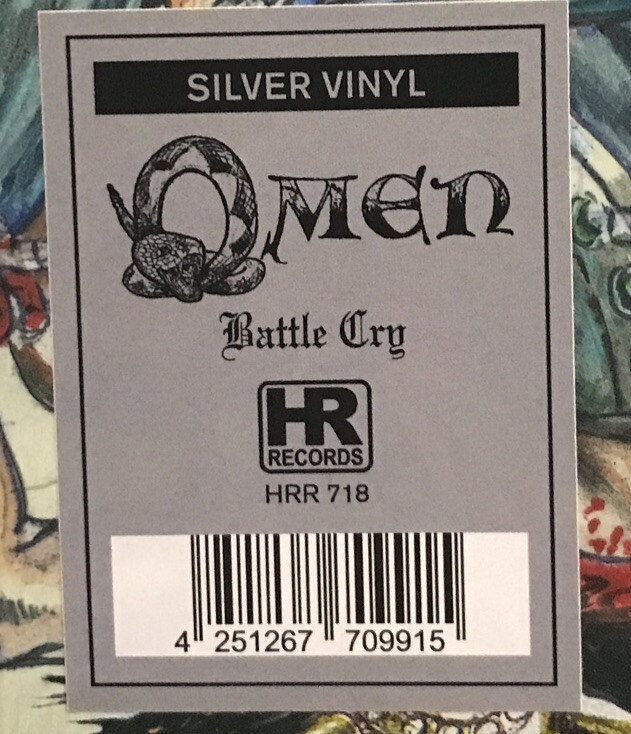 Omen – Battle Cry LP 2022 High Roller Records – HRR 718 *DE