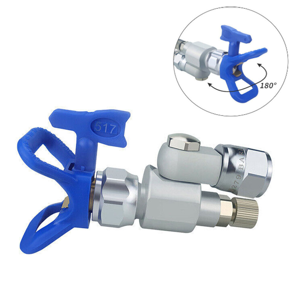 Airless Paint Gun Pole Extension With Clean Shot Shut-Off Valve – Fits 287 030