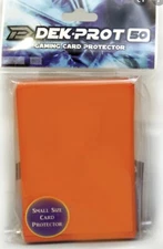 Tulip Orange DEK PROT 50 SMALL Deck Protector Sleeves. Free Ship Within The US