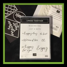 Stampin' Up! LINKED TOGETHER Stamp Set, DIES & MASKS  ***NEW*** #473
