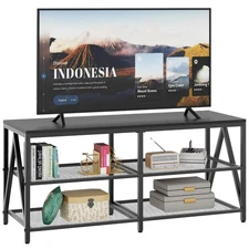 TV Stand for TVs up to 60 Inch, 43" Long Industrial TV Console Table with 3-T