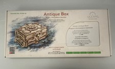 UGears Mechanical Models - Puzzle Kit Mechanical Antique Box Wooden 3D Model KIT