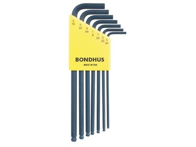 Techni-Pro 758IE945 - Inch L-Key Set, 7-Piece, 5/64 Thru 3/16'