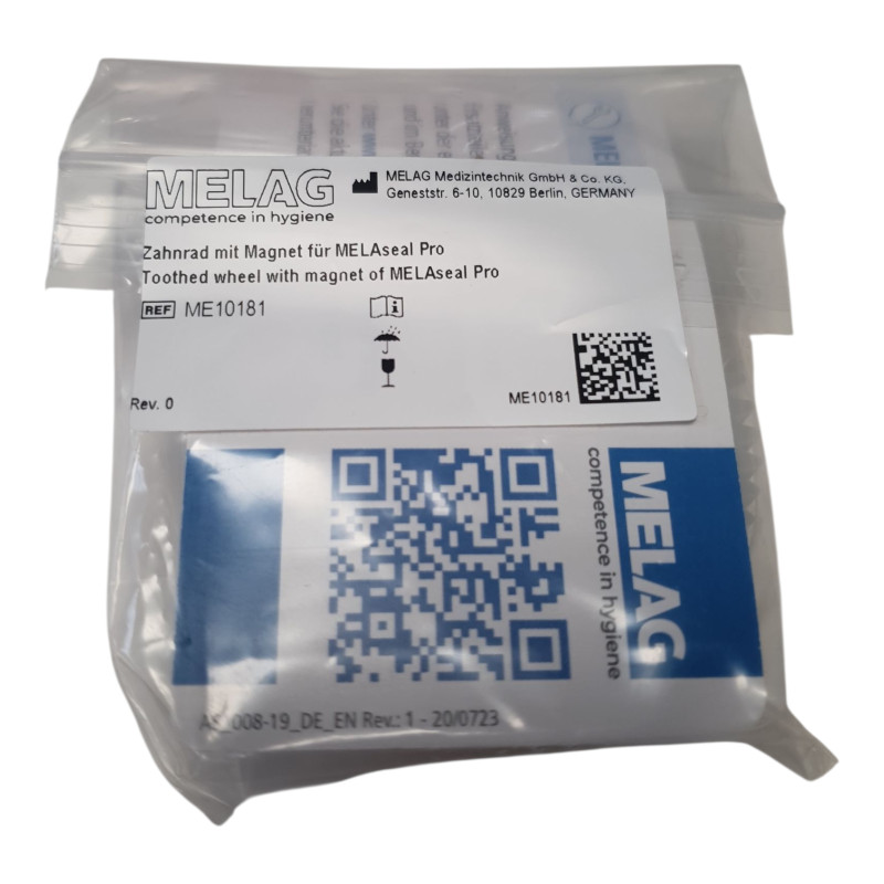 Roue dentée ME10181 à aimant intégré pour scelleuse Melag - 3