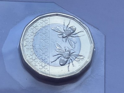 2026 BEES 1 Pound Coin Brilliant Uncirculated BU