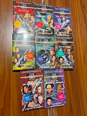 Babylon 5 Paperback  (1-2-3-4-5-6-7 & 8) WB Publishing Mess Market lots of 8