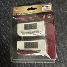 2 Pack Digital Timers Outlets Plug - X