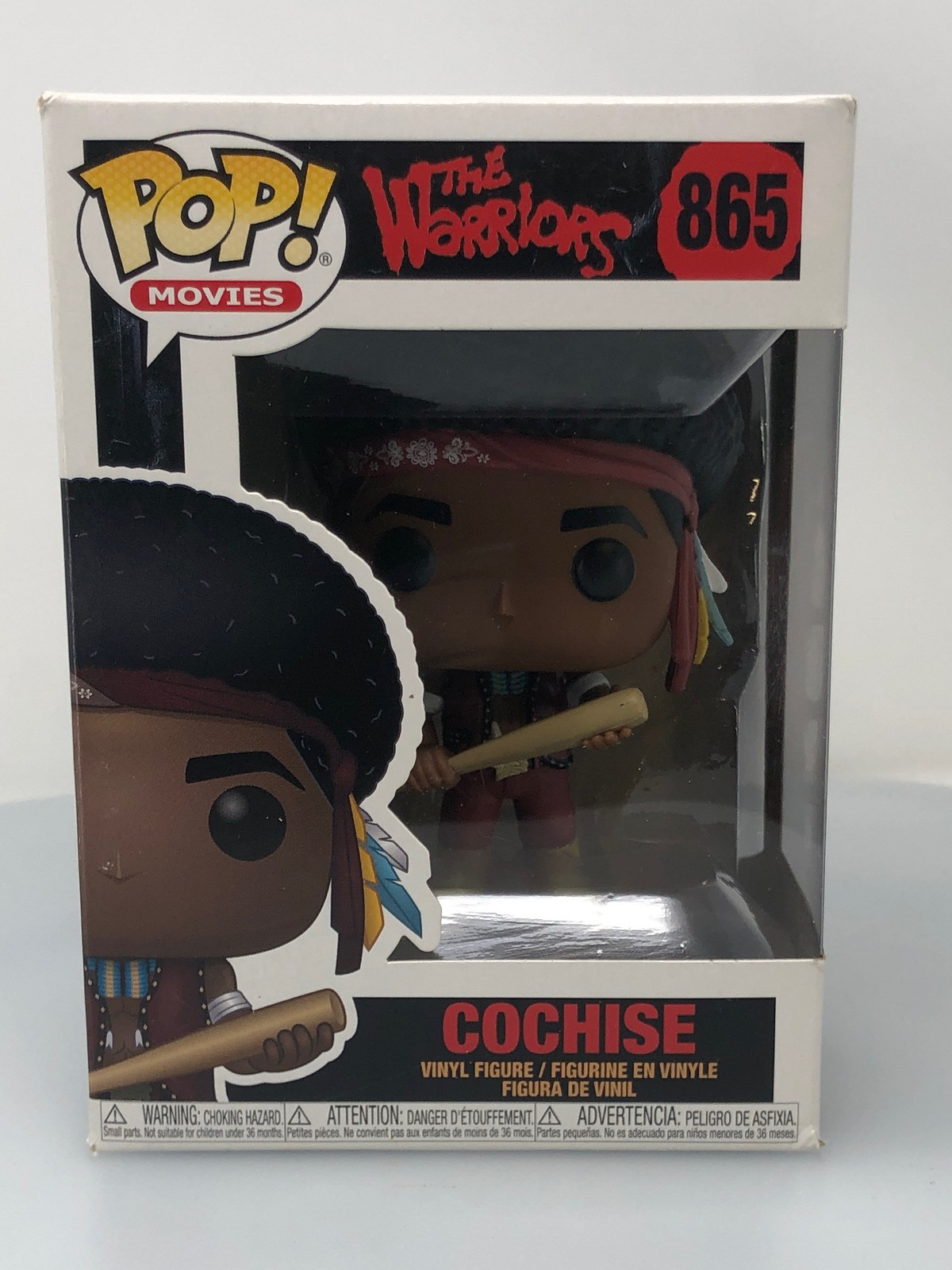 Funko Pop! Movies The Warriors Cochise #865 Vinyl Figure Damaged Box See Pics