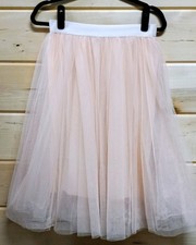 Ladies Pink Layered Tulle Skirt. Size SMALL. P-T