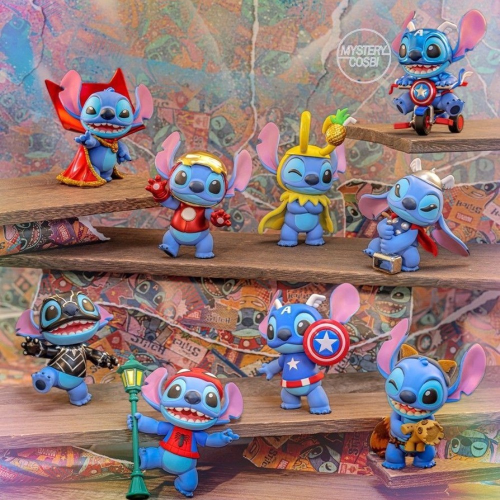 Marvel × Stitch Cosbi Collection (Full Set of 8 + Mystery