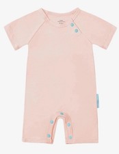 Short Sleeve Baby Romper Bamboo Viscose One-piece 6-12 Months Baby Girl