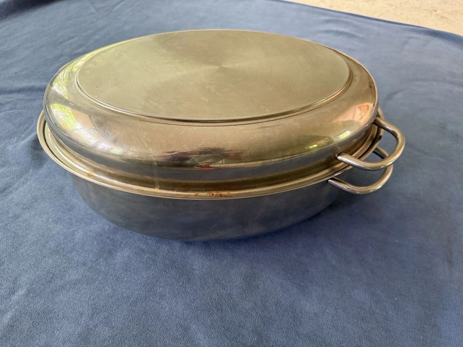 Gourmet Standard Professional Stainless Steel 18/10 Oval Roaster Roasting 18x12