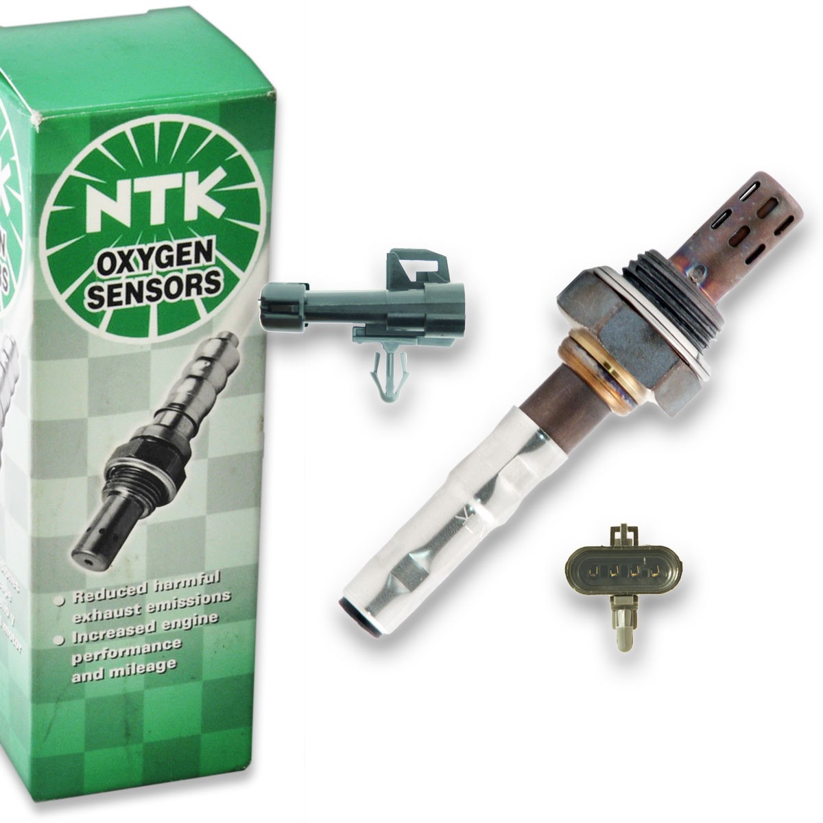 NGK NTK Downstream Left O2 Oxygen Sensor for 1996 Buick Roadmaster 5.7L V8 - rt