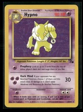 Hypno 23/62 LP - Non Holo Rare - Fossil Unlimited Pokémon TCG