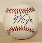 Mike Trout Autographed Baseball OML Baseball MLB Authentication