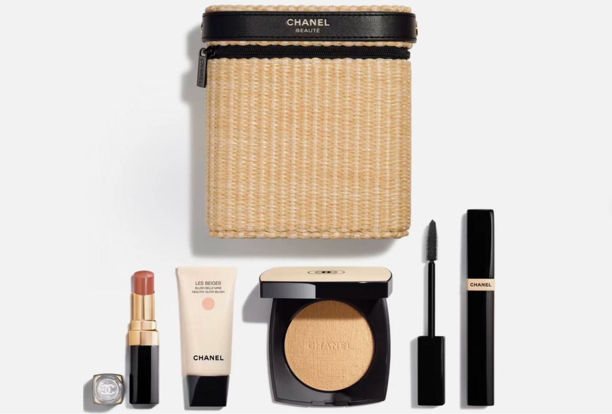 CHANEL LES BEIGES パウダーチーク 2色セット CHANEL Les Beiges Healthy Glow EXCLUSIVE Makeup Set, BRAND NEW