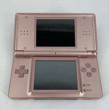 Nintendo DS Lite Handheld Game Console USG-001 Metallic Rose Pink
