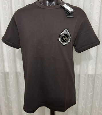 Dolce & Gabbana Men's Brown T-Shirt, Size 50-Large