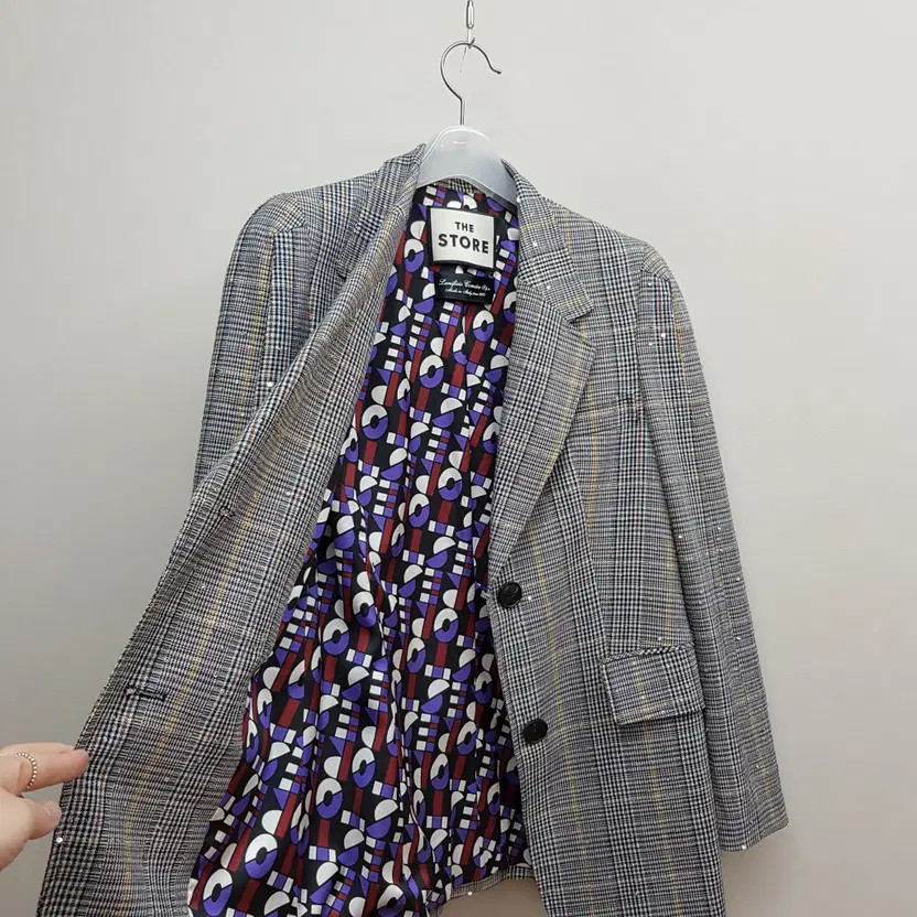 Hansom The Store Patterned Single Jacket - S Size… - image 3
