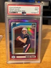 2024 Panini Donruss Drake Maye #379 Optic Preview Pink Prizm PSA 9 Patriots