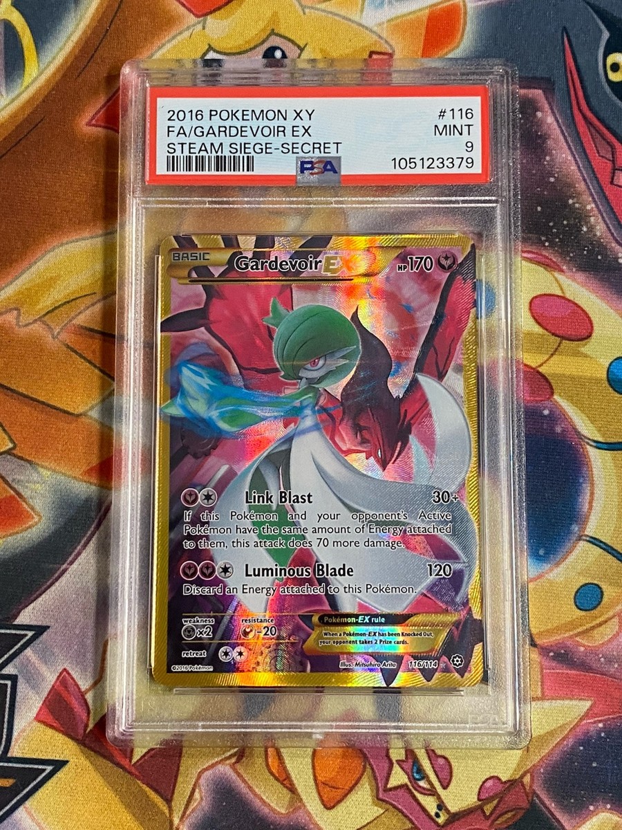 PSA9 2016 XY Pokémon Steam Siege Gardevoir EX Secret Gold