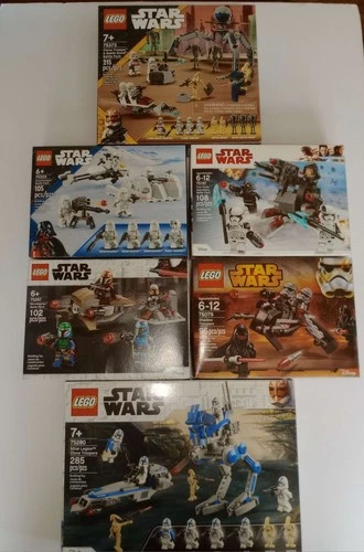 New ListingLEGO Star Wars Lot Of 6 New/Factory Sealed