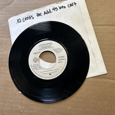 George Benson In Your Eyes/In Search Of A Dream 1983 Warner Bros 45 add ship.10