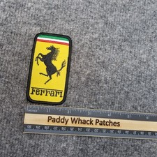 Vintage Ferrari Patch Car Auto 70s 80s Automobile Racing AE9