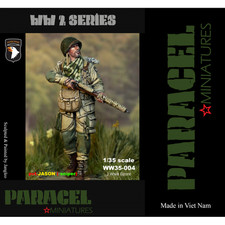PARACEL MINIATURES WWII SERIES SET WW35-004 US AIR BORNE PVT JASON SNIPER 
