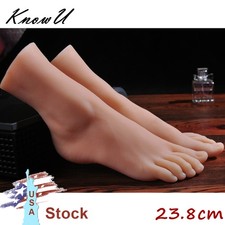 US Stock Silicone Feet Female Legs Mannequin Display Model Foot Left Or Right