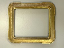 antica CORNICE VASSOIO DORATA legno FOGLIA ORO EPOCA '800 per specchio o dipinti