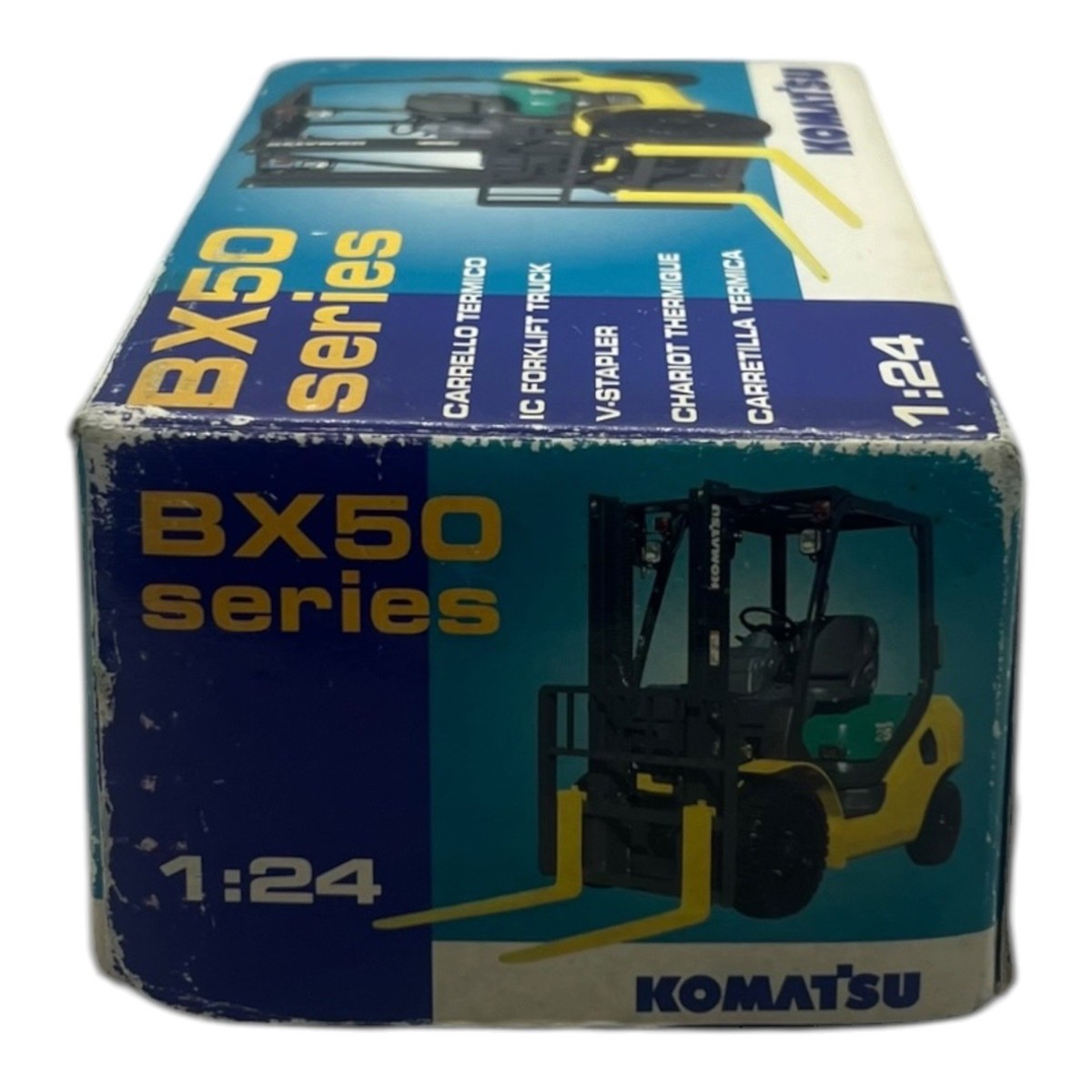 Komatsu BX50 Series Forklift 1:24 Diecast Model Toy - Boxed
