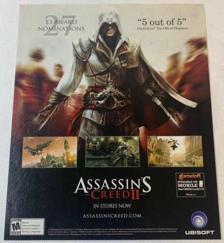 2009 video game ad page ~ ASSASSIN'S CREED II - Picture 1 of 1
