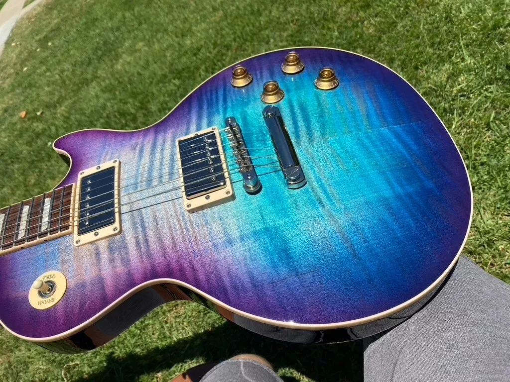 Gibson les paul blueberry burst for sale deals