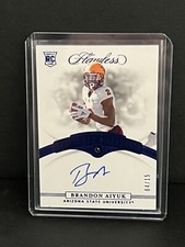 2020 Panini Flawless Brandon Aiyuk Rookie Gems Signatures Sapphire 4/15