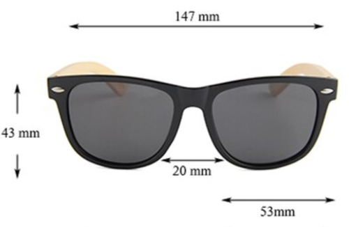 Eco Bamboo arms Mens Womens Retro Classic Metal Hinge Sunglasses-AUS Seller - Picture 16 of 33