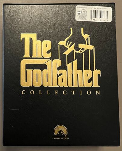 The Godfather Trilogy VHS Box Set Part 1 2 & 3 Sealed New Unsused - Picture 2 of 4