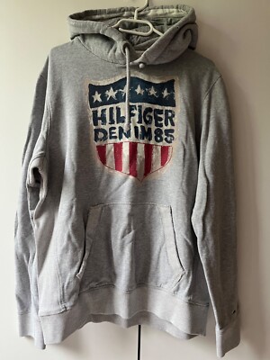 Hilfiger Denim Kapuzenpullover Gr. XL grau