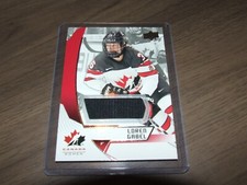 2019-20  Upper Deck Team Canada Juniors jersey # 49 loren gabel