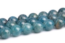 4-5MM Genuine Natural Light Blue Apatite Beads Grade A Round Loose Beads