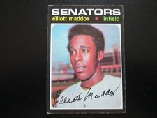 ELLIOTT MADDOX 1971 TOPPS BASEBALL CARD # 11