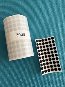 3000pcs 3/8" Felt Dots Surface Protector Felt Pad TROPHY LAMP CRAFTS 1/16" Thick