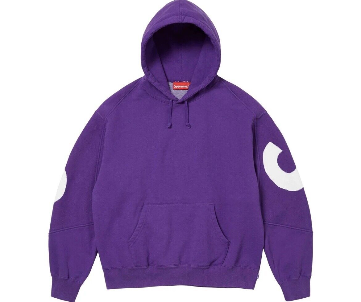 Supreme Big Logo Jacquard Hooded Sweatshirt FW23 3colors Supreme Big Logo Jacquard Hooded Sweatshirt FW23 3colors
